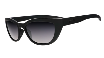 Black Cat-Eye Sunglasses - Stealth Mode Supreme Black | Goodr