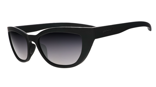 Black Cat-Eye Sunglasses - Stealth Mode Supreme Black | Goodr