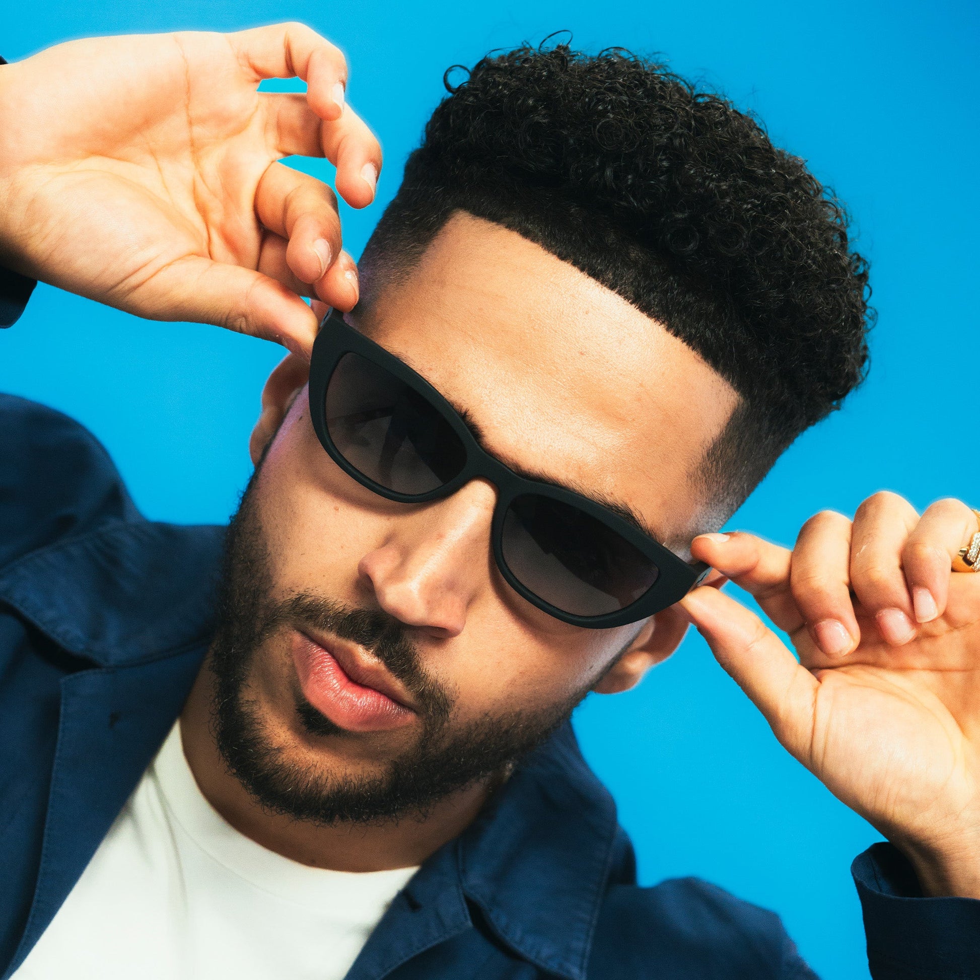 Black Cat-Eye Sunglasses - Stealth Mode Supreme Black | Goodr