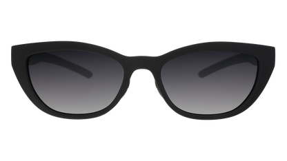 Black Cat-Eye Sunglasses - Stealth Mode Supreme Black | Goodr