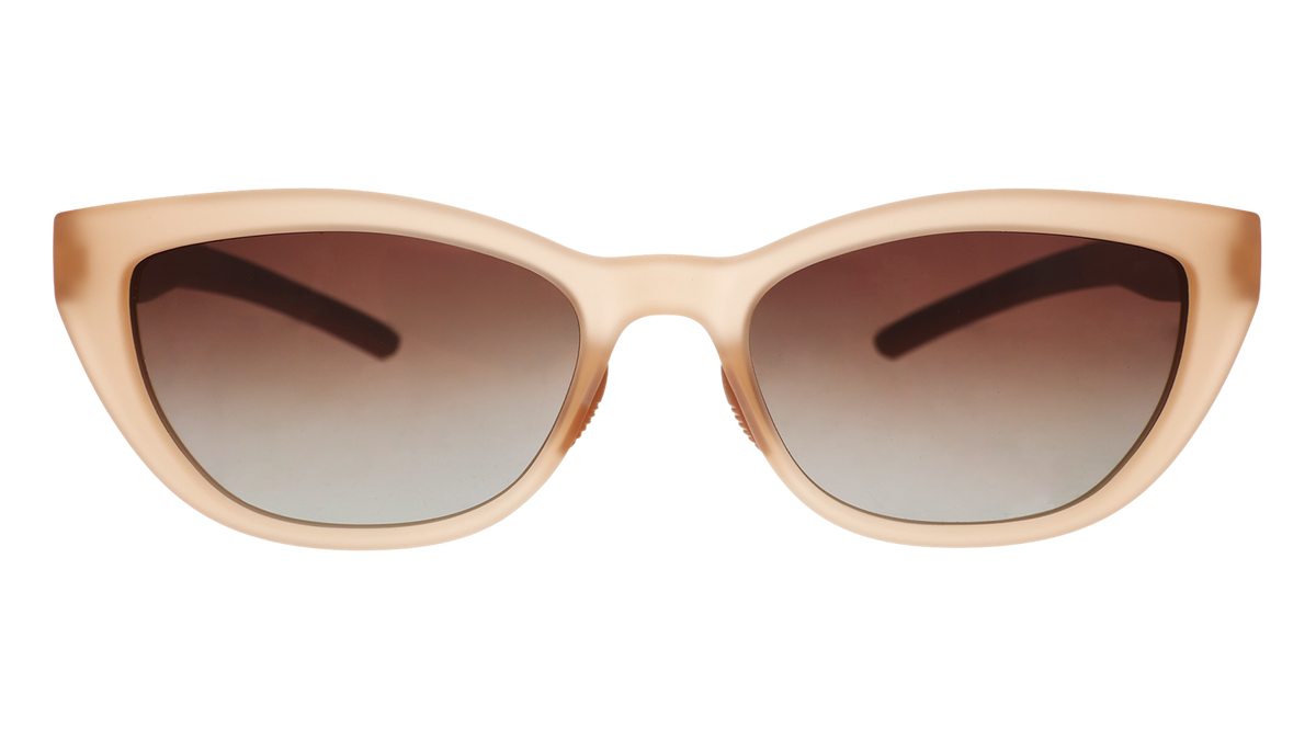 Brown Cat-Eye Sunglasses - Sand in Every Crevice Light Brown | Goodr