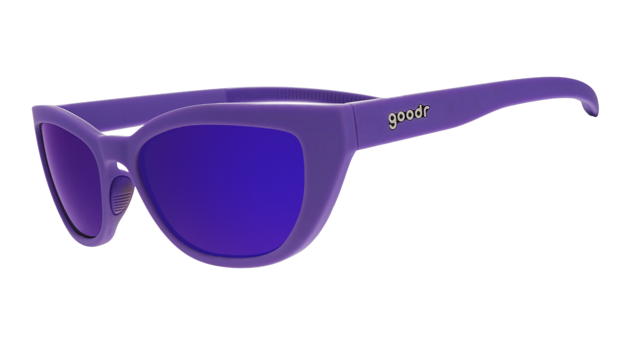 Purple Cat-Eye Sunglasses - Panther's Power Hour Purple | Goodr