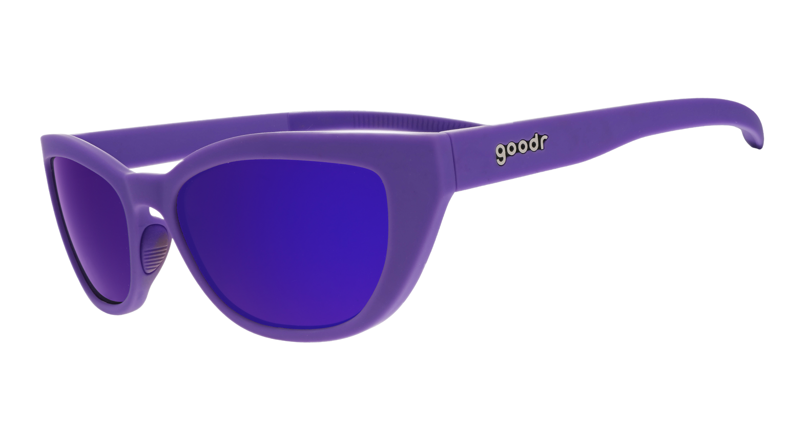 Purple Cat-Eye Sunglasses - Panther's Power Hour Purple | Goodr