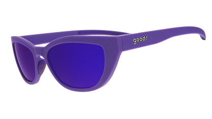 Purple Cat-Eye Sunglasses - Panther's Power Hour Purple | Goodr
