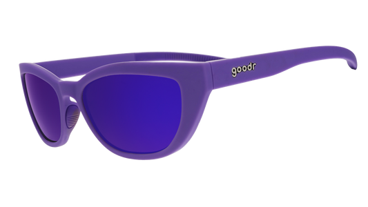 Purple Cat-Eye Sunglasses - Panther's Power Hour Purple | Goodr