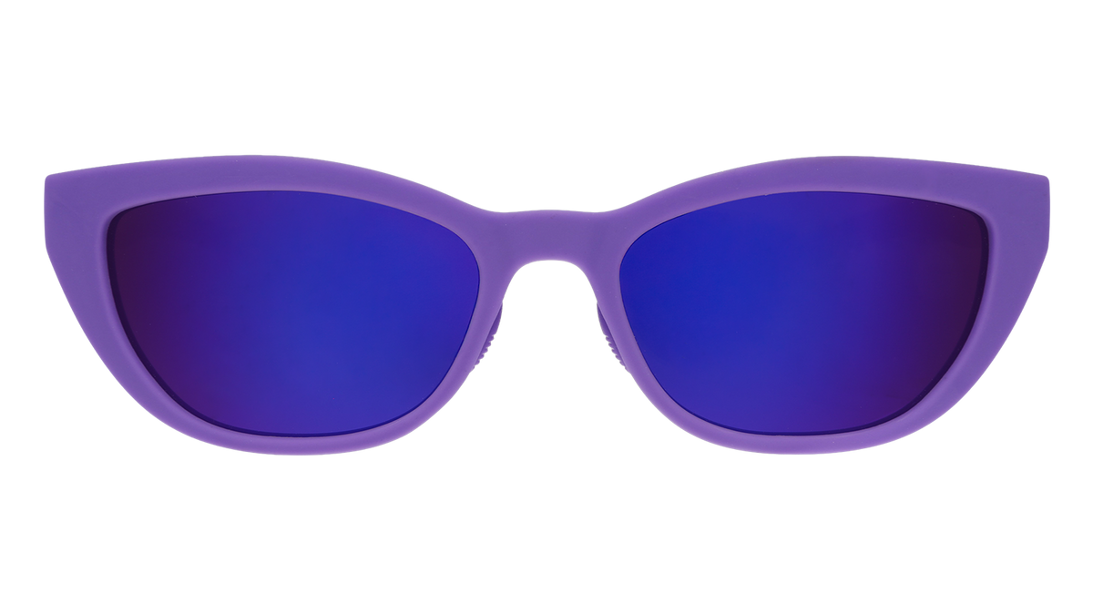 Purple Cat-Eye Sunglasses - Panther's Power Hour Purple | Goodr