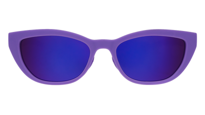 Purple Cat-Eye Sunglasses - Panther's Power Hour Purple | Goodr