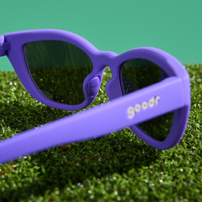 Purple Cat-Eye Sunglasses - Panther's Power Hour Purple | Goodr