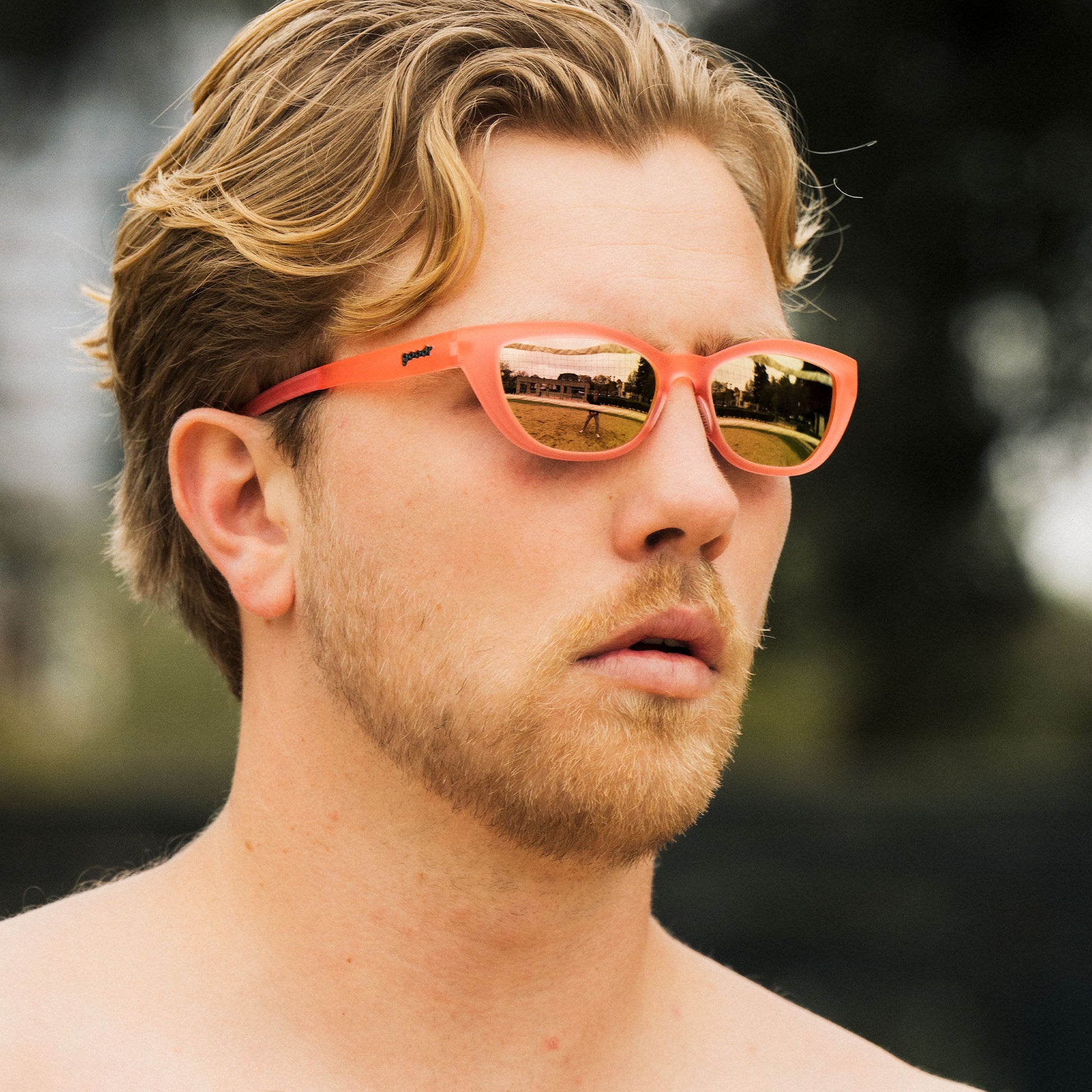 Pink Cat-Eye Sunglasses - Zoomies in Blush Pink | Goodr