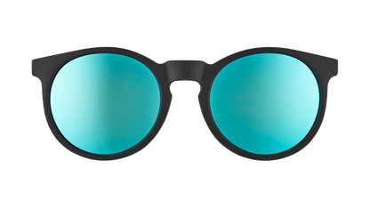 Blue Lens Sunglasses - Midnight Ramble At Circle Bar Black | Goodr