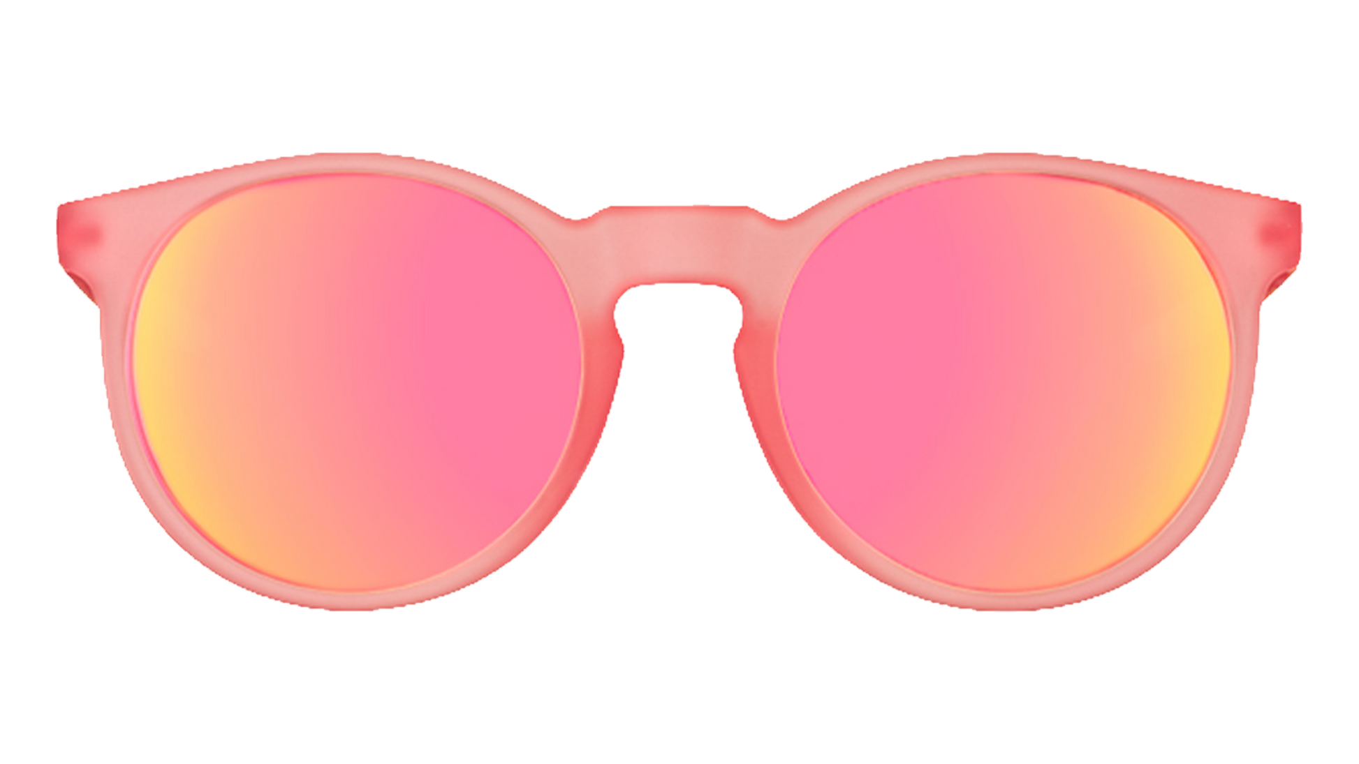 Round Pink Sunglasses - Influencers Pay Double Light Pink | Goodr