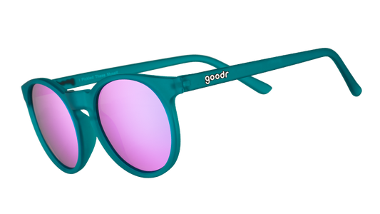 Round Teal Sunglasses - I Pickled These Myself Teal | Goodr