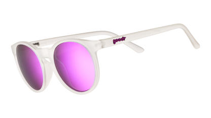 Clear Round Frame Sunglasses - Strange Things Are Afoot Clear | Goodr