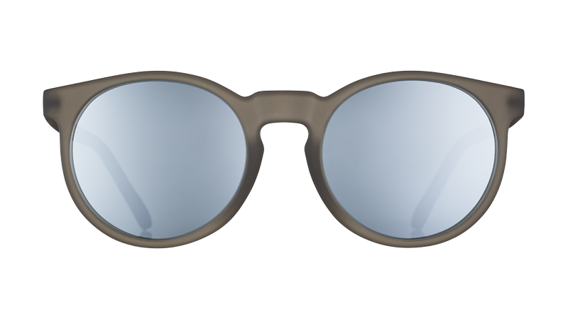 Round Gray Sunglasses - They Were Out of Black Dark Gray | Goodr
