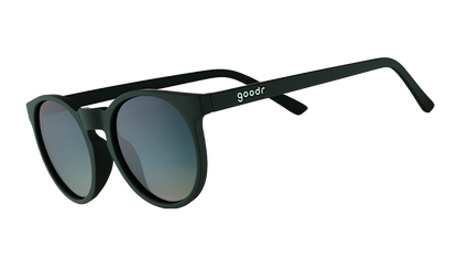 Round Green Sunglasses - I Have These on Vinyl, Too Dark Green | Goodr