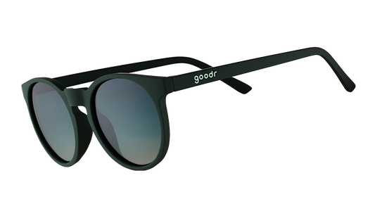 Round Green Sunglasses - I Have These on Vinyl, Too Dark Green | Goodr
