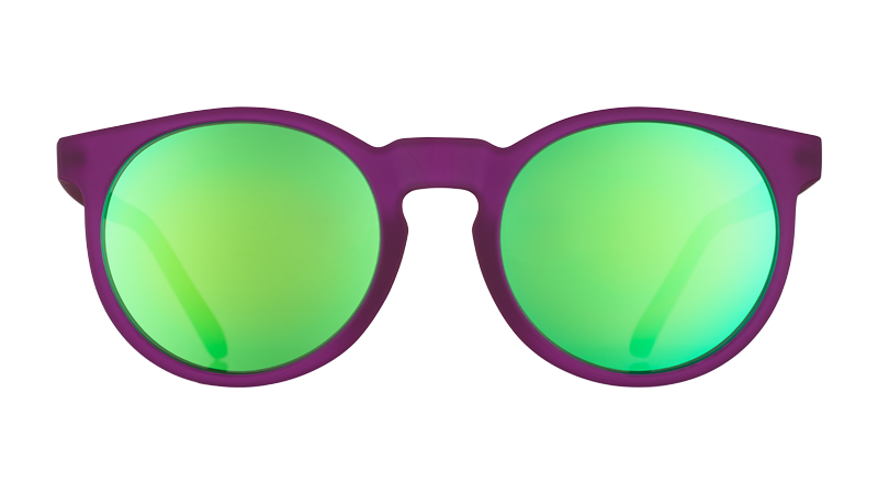 Round Vintage Sunglasses - Thanks, They're Vintage Dark Purple | Goodr