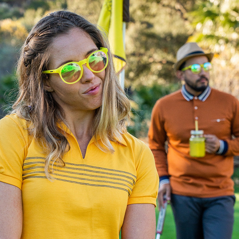 Yellow Golf Sunglasses - Fade-er-ade Yellow | Goodr