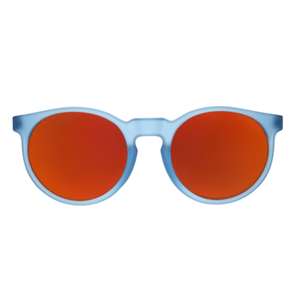Blue Circle Sunglasses - VHS Soul in a 4K World Blue | Goodr