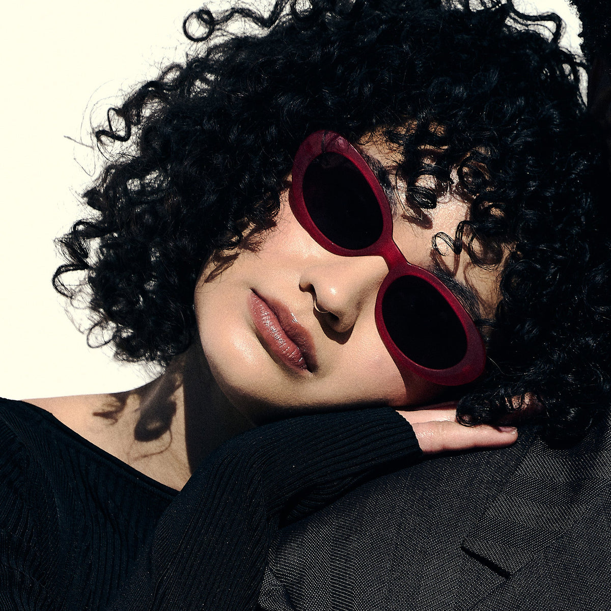 Hot Pink Oval Sunglasses - Dancing Through Dimensions Hot Pink | Goodr
