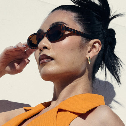 Oval Tortoiseshell Sunglasses - Karaoke Machine Solo Tortoiseshell | Goodr