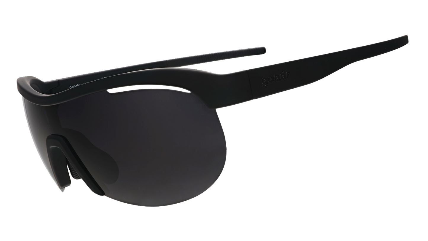 Sports Sunglasses - When the World Blurs Black | Goodr