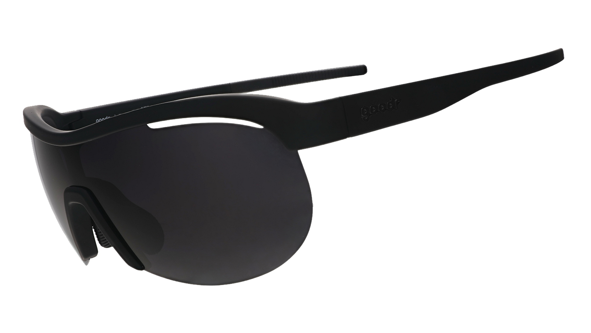 Sports Sunglasses - When the World Blurs Black | Goodr