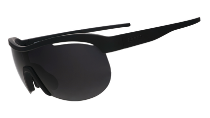 Sports Sunglasses - When the World Blurs Black | Goodr