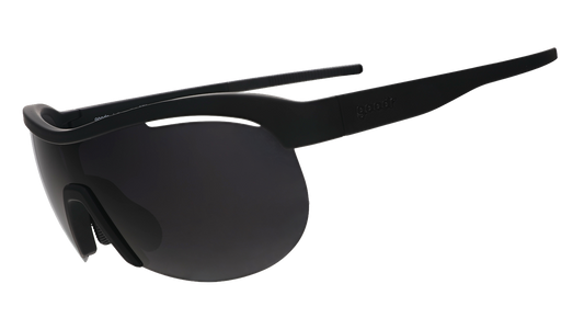Sports Sunglasses - When the World Blurs Black | Goodr