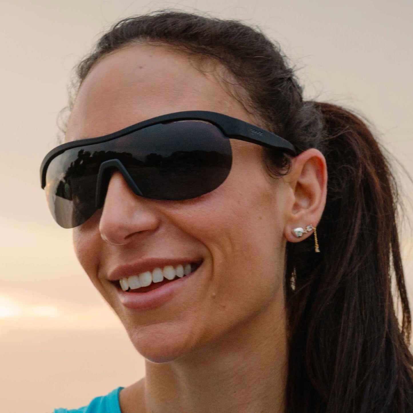 Sports Sunglasses - When the World Blurs Black | Goodr