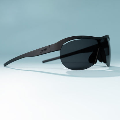 Sports Sunglasses - When the World Blurs Black | Goodr