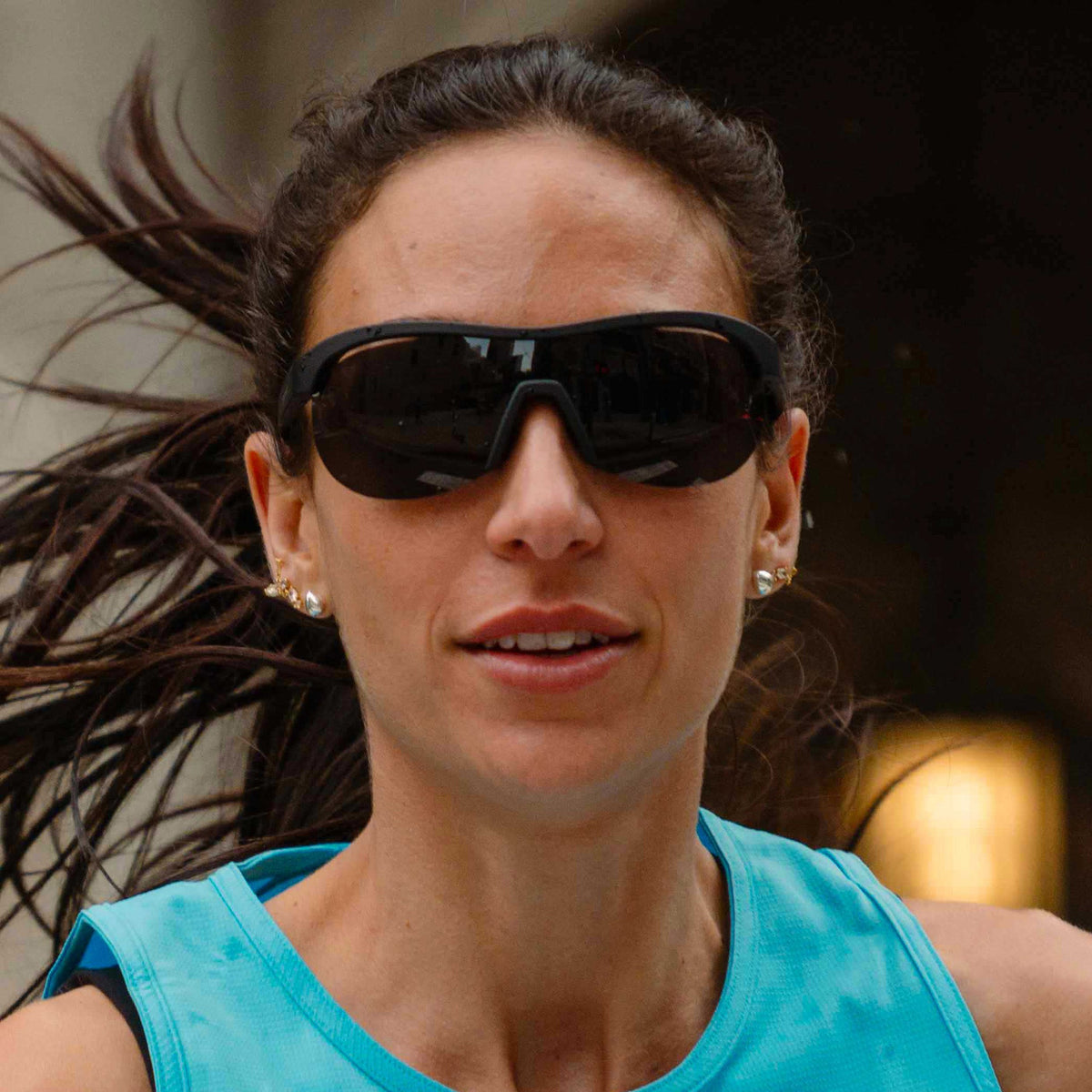 Sports Sunglasses - When the World Blurs Black | Goodr