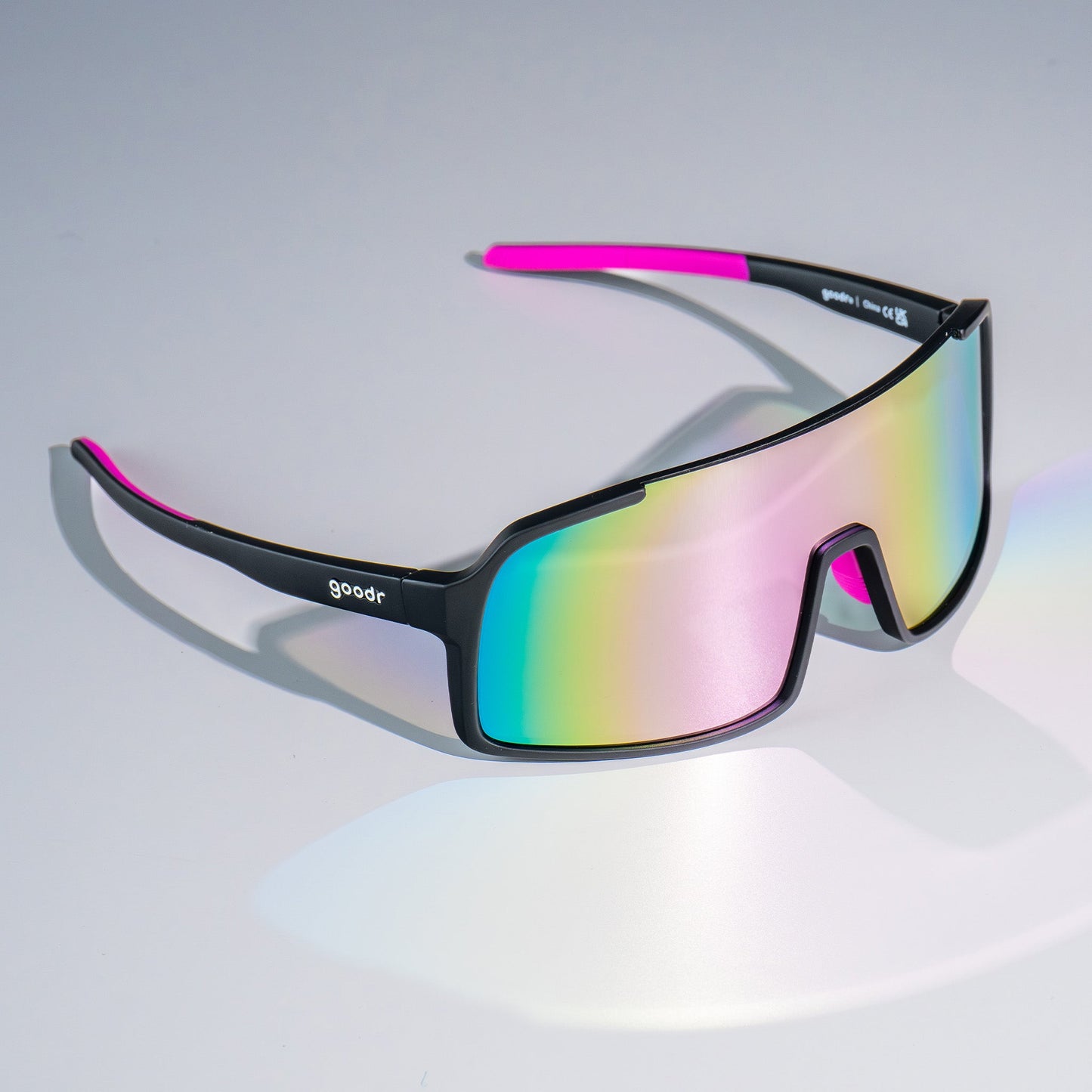 Black Wrap Sunglasses - Ask Me About My Escape Plan Black | Goodr