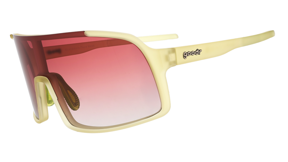 Chartreuse Sunglasses - Guacamole Face Mask Chartreuse | Goodr