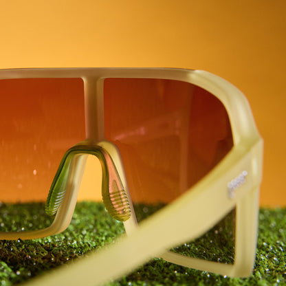 Chartreuse Sunglasses - Guacamole Face Mask Chartreuse | Goodr