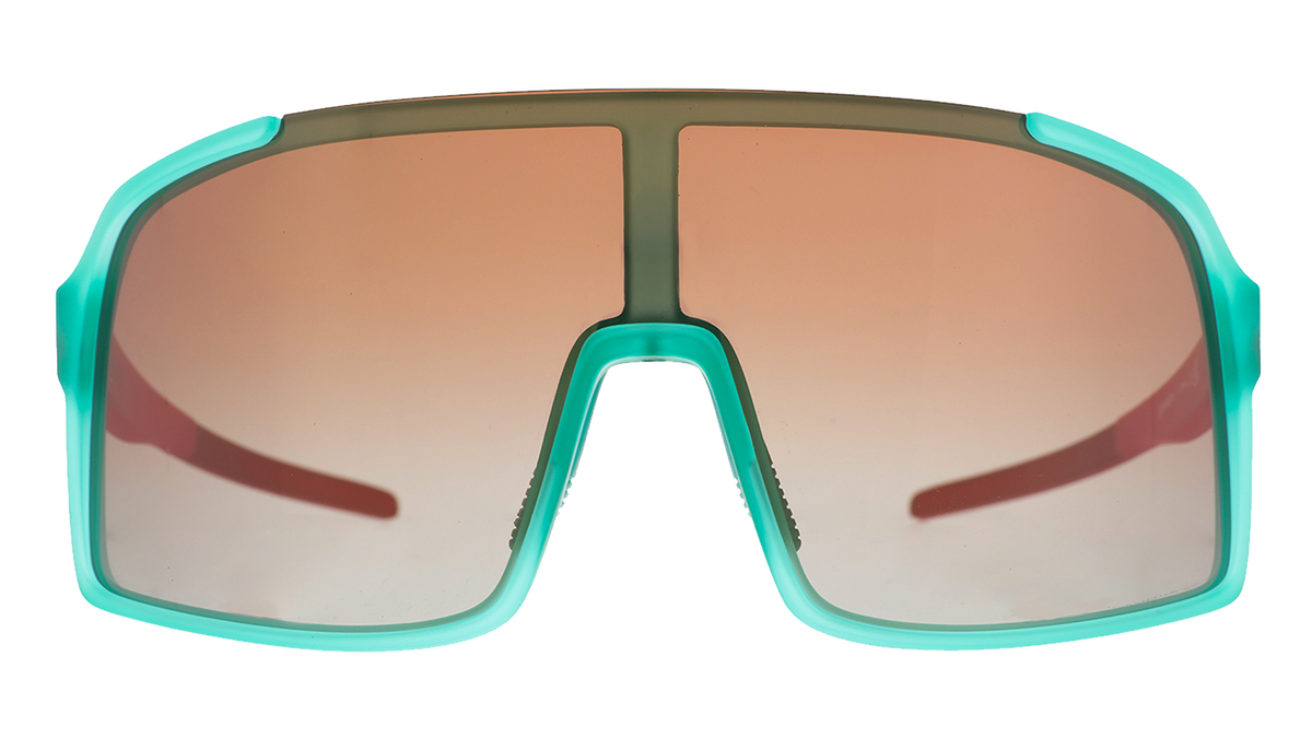 Teal and Pink Wrap Sunglasses - Speak of the Daredevil Teal | Goodr