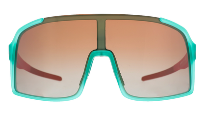 Teal and Pink Wrap Sunglasses - Speak of the Daredevil Teal | Goodr