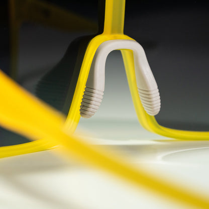 Yellow Wrap Sunglasses - Lives Life in All-Caps Yellow | Goodr
