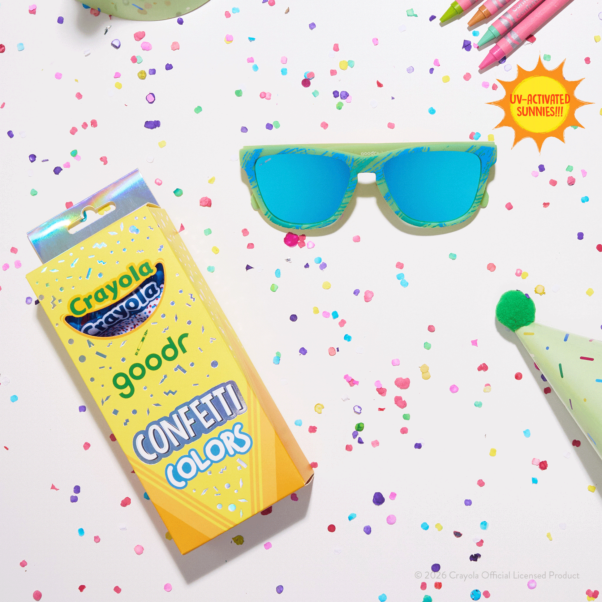 Crayola Sunglasses - Lime-A-Palooza Lime-A-Palooza | Goodr