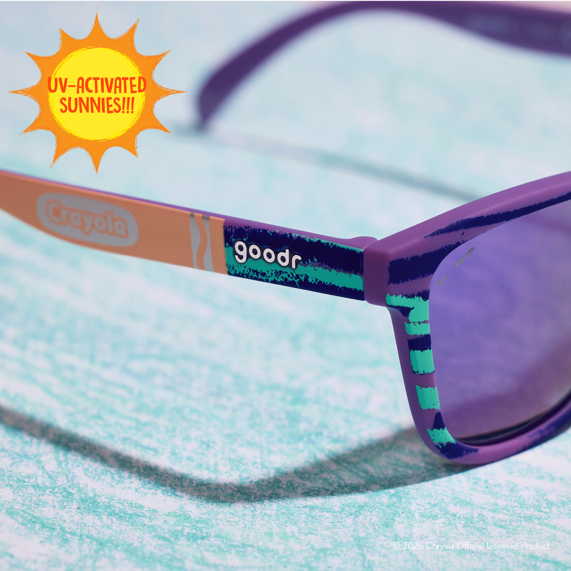 Crayola Sunglasses - Pool Party Pool Party | Goodr