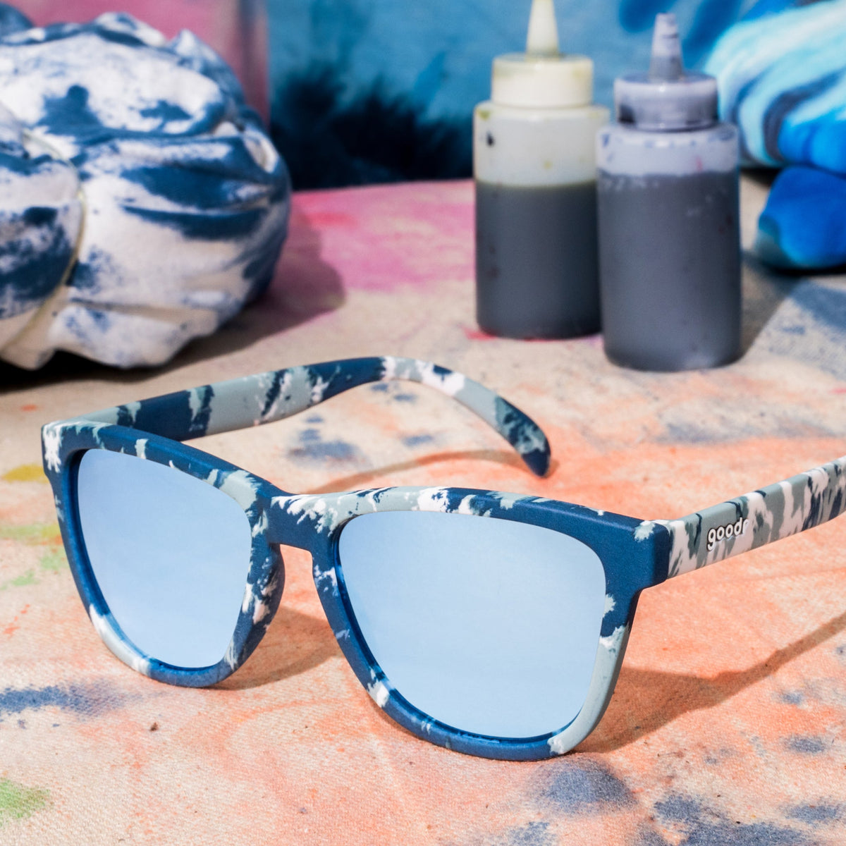 Acid Washed Aficionado Blue | Goodr