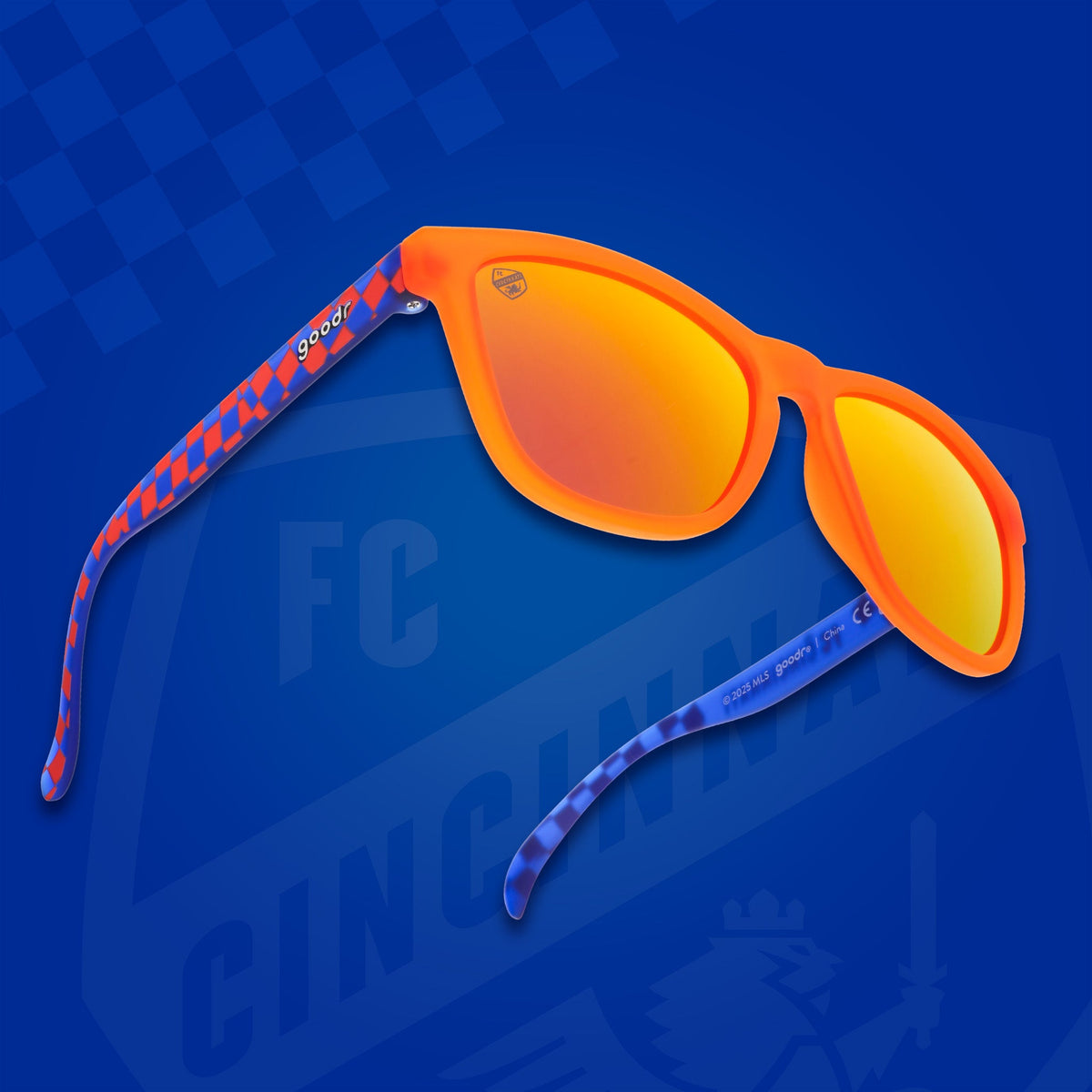 The Orange And Blue - FC Cincinnati Sunglasses FC Cincinnati | Goodr