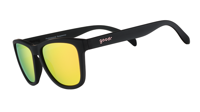 Black & Pink Sunglasses - Professional Respawner Black | Goodr