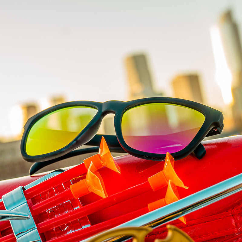 Black & Pink Sunglasses - Professional Respawner Black | Goodr